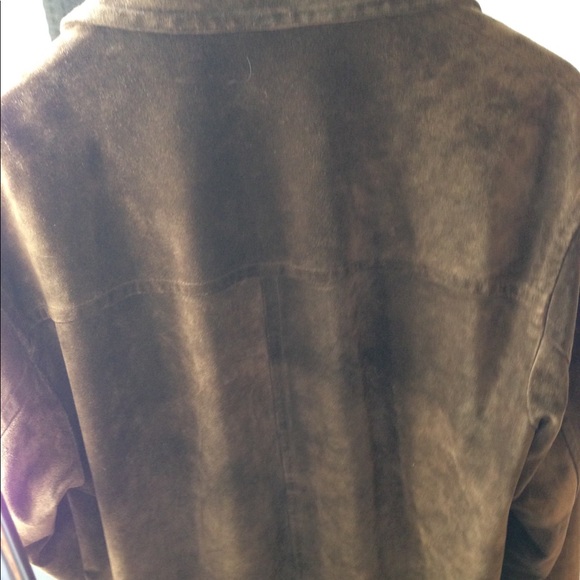 Men’s coach brown suede jacket - Picture 2 of 4